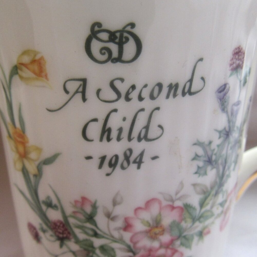 Prince Harry, Birth Celebration Commemorative, Mug, 2nd Child, Royal Albert D111